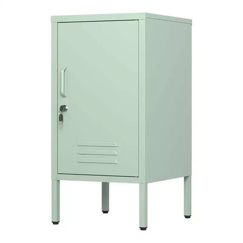 Modern Minimalist Room Side Table with 2 Adjustable Shelf,Anti-Tilt Design,Multi Storage Cabinet