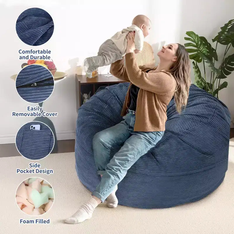 Fauteuil poire convertible et lit