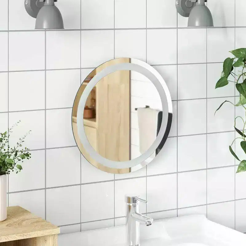 LED Bathroom Mirror Transparent Glass Medium Bathroom Mirror