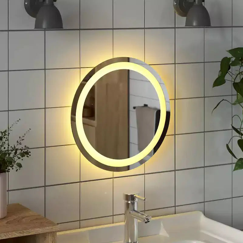 Miroir de salle de bain LED rond 40 cm