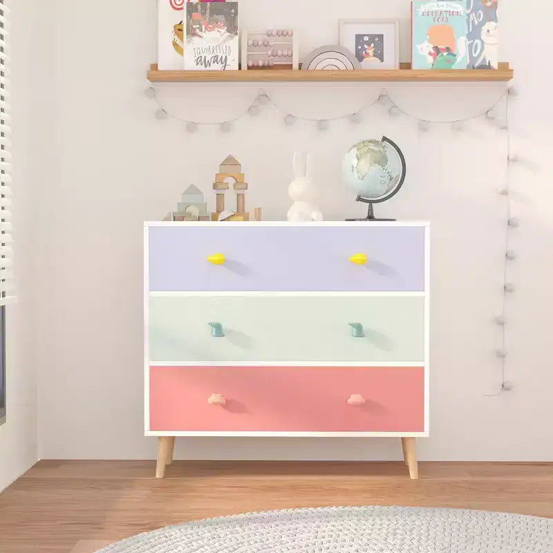 Commode de rangement avec tiroirs – Commode en bois pour chambre à coucher et chambre d'enfant