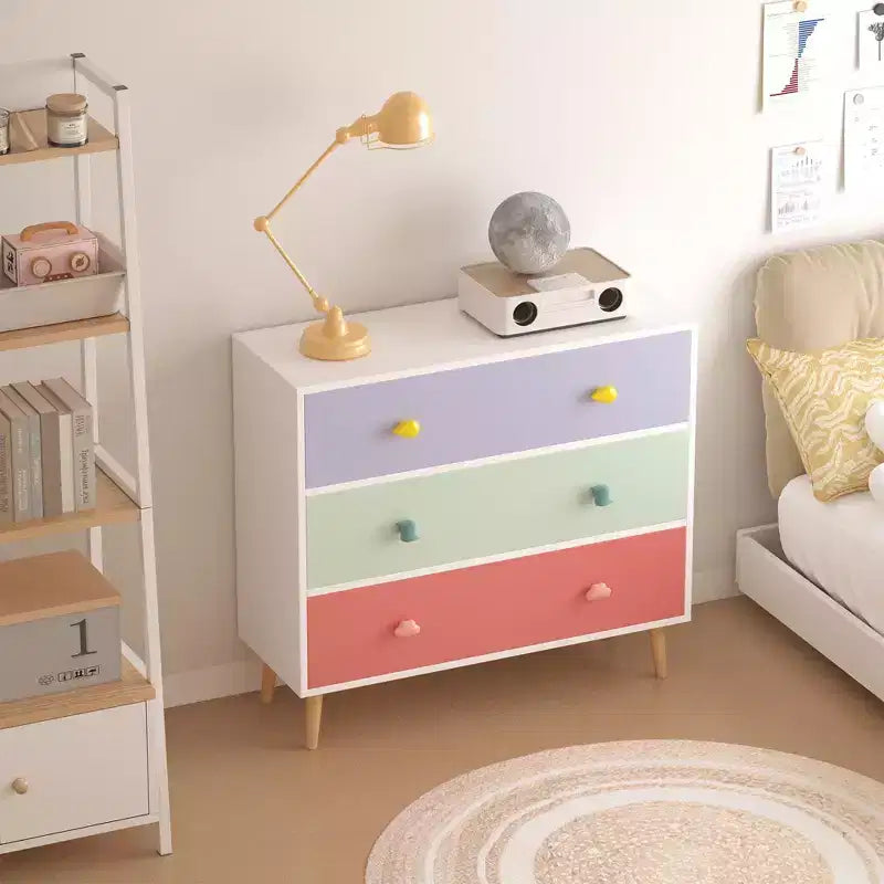 Commode de rangement avec tiroirs – Commode en bois pour chambre à coucher et chambre d'enfant