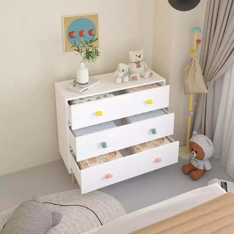 Commode de rangement avec tiroirs – Commode en bois pour chambre à coucher et chambre d'enfant