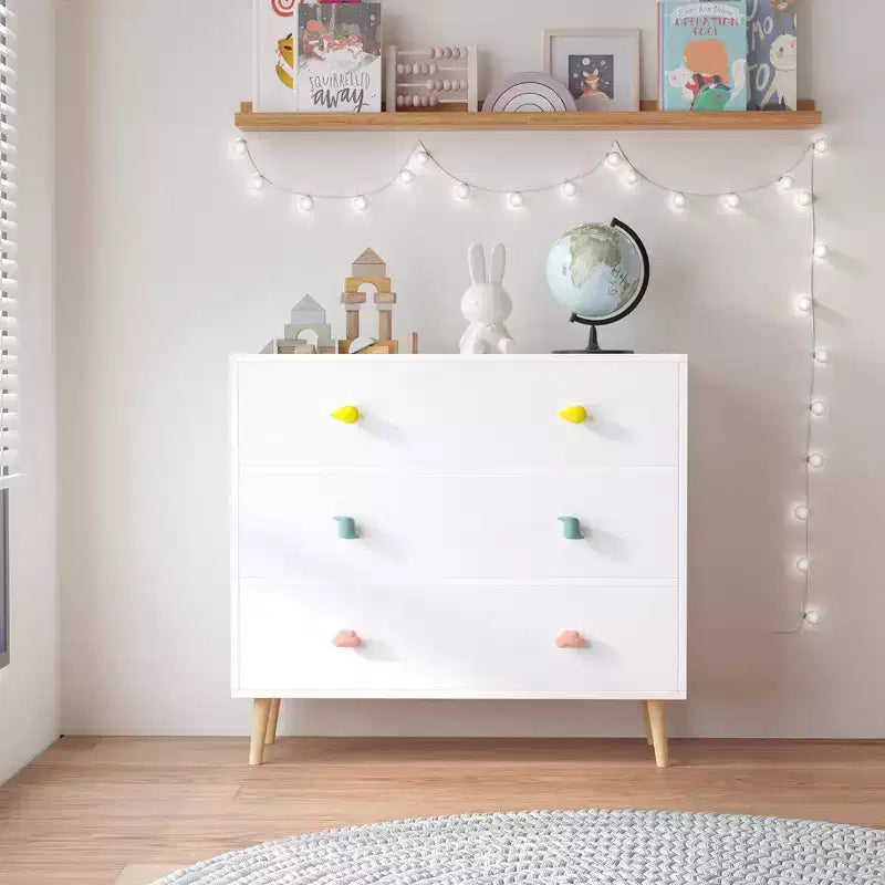 Commode de rangement avec tiroirs – Commode en bois pour chambre à coucher et chambre d'enfant