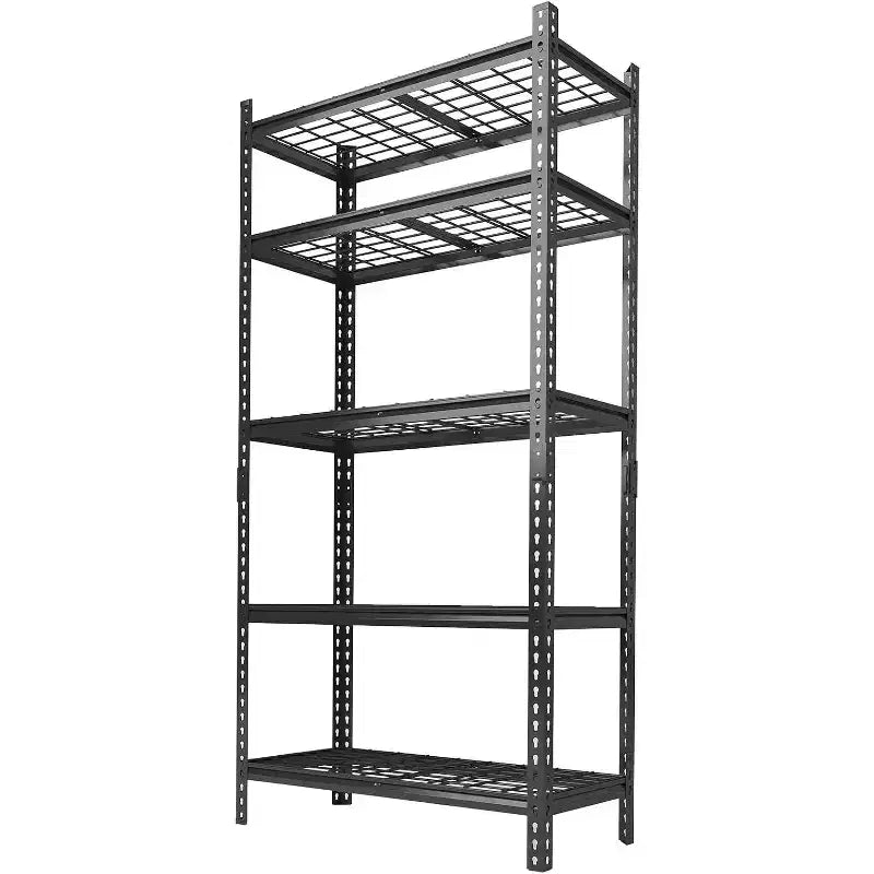 5 Tier Heavy Duty Garage Shelving,Industrial Metal Shelving Units with Adjustable Shelf,for Garage Kitchen Pantry Warehouse