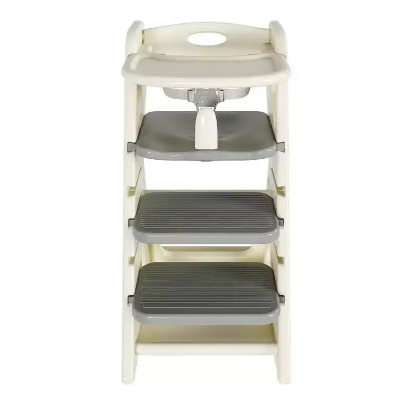 Chaise haute 3-en-1 multifonctionnelle pour tout-petits avec harnais de sécurité et plateau amovible