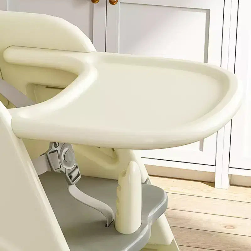 Chaise haute 3-en-1 multifonctionnelle pour tout-petits avec harnais de sécurité et plateau amovible
