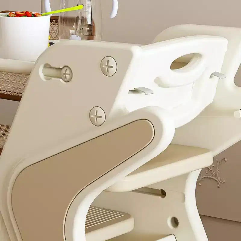 Chaise haute 3-en-1 multifonctionnelle pour tout-petits avec harnais de sécurité et plateau amovible